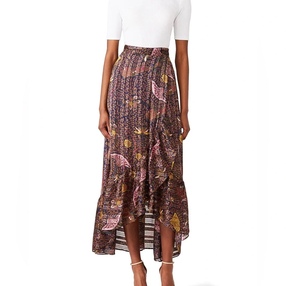 ba&sh Dalvi High-Low Skirt size 2/M - Picture 1 of 7
